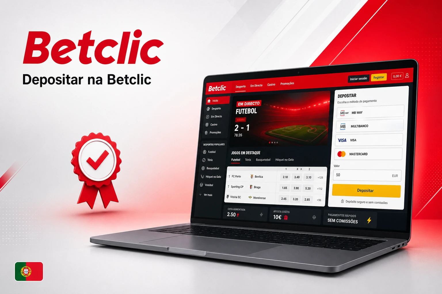 depositar na betclic